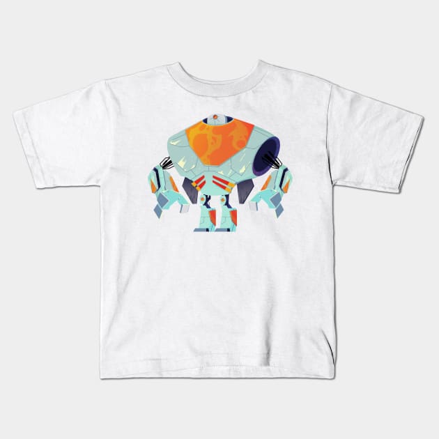 Delta Robot solo Kids T-Shirt by Polygonal Mess